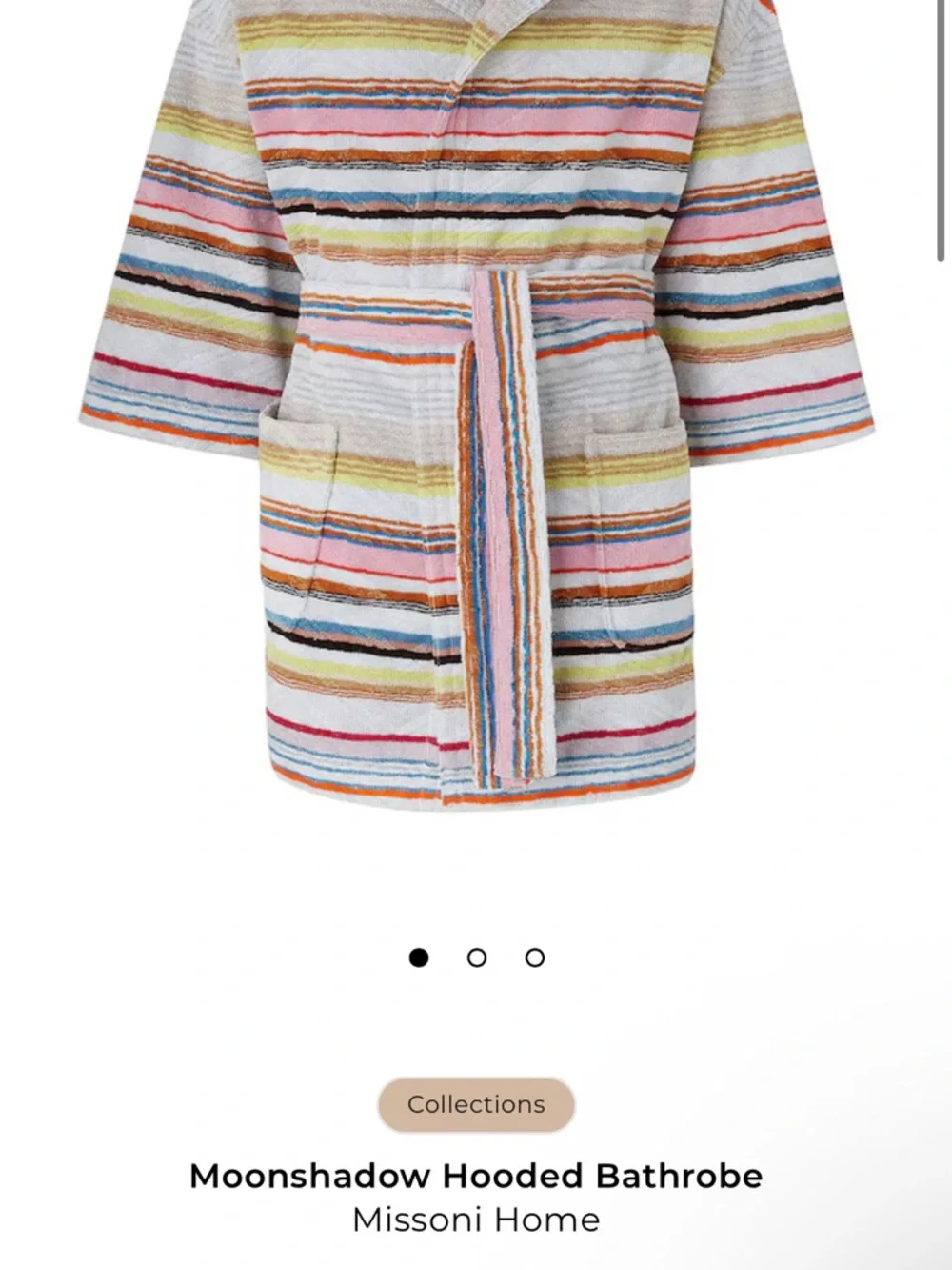 NWT Missoni Cropped Robe - Picture 4 of 9
